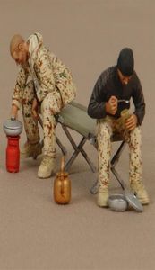 1 35 Figurine modèle en résine Soldat GK Soldats de la Bundeswehr dans le camp Thème militaire de la Seconde Guerre mondiale Kit non assemblé et non peint 20120221796966