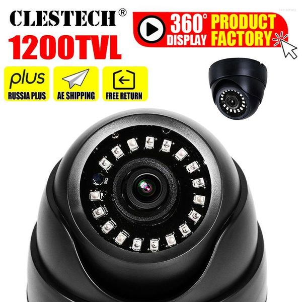 Cámara CCTV 1/3cmos 1200TVL impermeable IP66 seguridad exterior IR-CUT láser Led infrarrojo 30m visión nocturna Vidicon