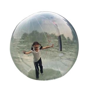 1.3m 1.5m 1.8m boule de marche de l'eau gonflable transparente PVC jouant des boules de zorb balle de danse Air flottant Hamster Zorb balle piscine jouets