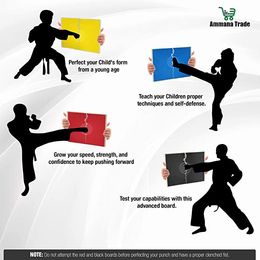 1/3pc Réutilisable Break Board Taekwondo Wesing Martial Arts Traintaekwondo Revenable Training Performance Boxing Karate