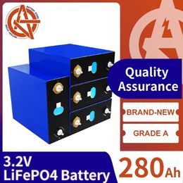 1/4/8/16/32 Uds 280AH LiFePo4 batería de fosfato de hierro y litio batería recargable para 12V 24V 48V RV Moto barco carro