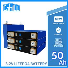 1/4/8/16/32 stcs LifePo4 50Ah Nieuwe Recargable Battery 3.2V Lithium Iron Fosfaat Prismatische nieuwe zonnecellen voor RV Boat Golf Cart