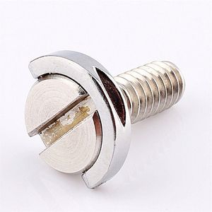 Freeshipping 1/4 D-Ring Convertir tornillo ranurado Adaptador de anillo de tracción para cámara Trípode Monopié Placa de liberación rápida Placa base Montaje de base R Iouh