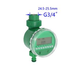 1/4 "3/8" Garden Tapis à 4 voies Arrosage automatique Tiper bouche jardins Water Timer Splitter de l'eau Kit d'arrosage LCD 1PCS