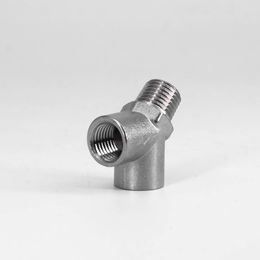 1/4 "bspp npt femelle mâle y en forme de bloc de séparateur en forme nickel tuyau en laiton connecteur Adaptateur de coupleur