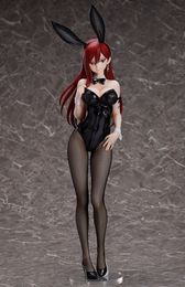 1/4 Schaal Anime FAIRY TAIL Vrijmaken Erza Scarlet BUNNY Ver PVC Action Figure Toy Game Collection Model Pop Gift