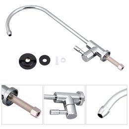 1/4 '' Aleación de acero inoxidable Fregadero de cocina Grifo Grifo Cromo Osmosis inversa RO Filtro de agua potable 210724