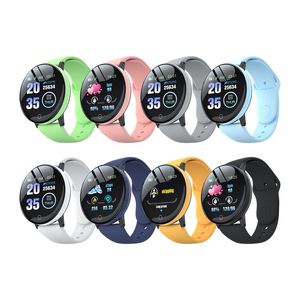 Braccialetti per orologi intelligenti 119Plus da 1,44 pollici Monitoraggio della pressione sanguigna Sport Tracker Impermeabile Bluetooth Smart Bracciale Monitoraggio della frequenza cardiaca per Android Ios