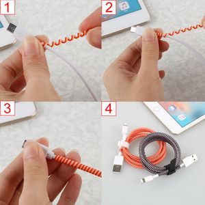 Couvercle de protecteur de câble de charge de 1,4 m pour le porte-câble Ties Ties Câble Clip pour l'organisateur de gestion des cordons du chargeur USB