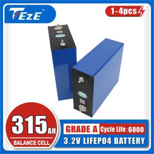 1-4 pièces 3.2V 310Ah 315Ah 320Ah Lifepo4 batterie A-niveau charge batterie pack cycle profond avec bus bricolage utilisé pour voiturette de golf RV