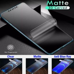 1-4pcs Matte Anti-Blue Ray Clear Screen Protector Hydrogel Film pour Samsung A51 A71 A31 A21 Gardée pour Glaxy A21S A11 M11