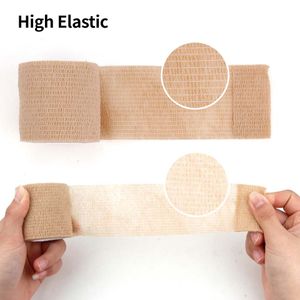 1/5/10/20pcs Bandage de tatouage Disposable Rape Enveloppe de sport Self Adhesive Bandage Elastic Color Tapes Accessoires de maquillage permanent