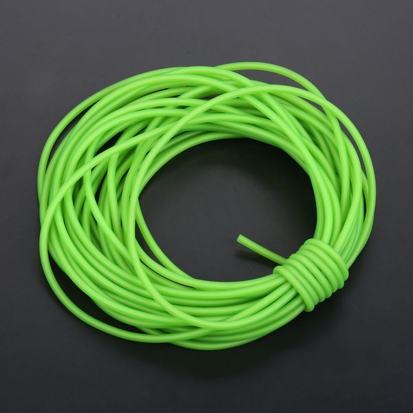 1/5/10m Chasse Tactcial Natural Larcy Slingshots 1,6 mmx3,6 mm Catapulte Sling Rubber Band Hunting Shooting Tube Green 1PC