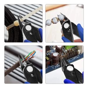 1/5 / 10pc 170 Coulain Clamp DIY ALIGNATION ELECTRONIQUE DIAGEAUX COUPE NIPPERS COUPER CUTTER 3D Pièces d'imprimante outils à main