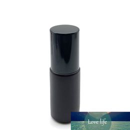 1/5 / 10 stks 5 ml draagbare matte kleurrijke etherische olie parfum dikke glazen roller flessen reizen navulbare rollerballfles