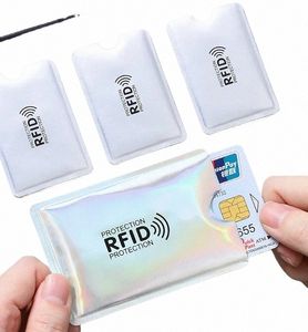 1/5/10pcs Anti Rfid Kaarthouder Blokkeren Reader Lock Bankkaart ID Card Case Protector metalen Credit Houder Aluminium Case A8SO #