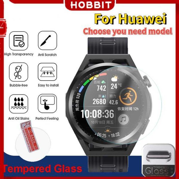 Film de protection d'écran pour Huawei Watch GT Runner Film de protection d'écran en verre trempé anti-éclats GT2 GT3 46mm pour Huawei GT2 Pro GT3 Pro