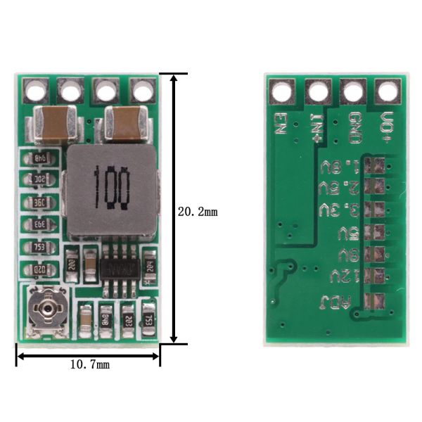 1/5 / 10pcs Mini DC 12-24V à 5V 3A STPEL MODULE D'ALIMENTATION DU MODULE DE TRANSFICATION CONVERTER