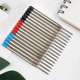 1/5/20 stcs 9,9 cm metalen balpen bijvulling blauwe zwarte inkt staaf 0,7 mm punt roller ball pen lead office school benodigdheden briefpapier