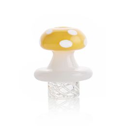 1,5 inch dik glas handgemaakte paddestoelvorm bubble carb cap voor banger rookaccessoires G331