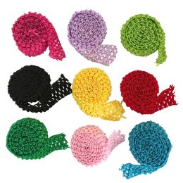 Bandes élastiques de 1,5 pouce de large crochet de crochet de 1,5 pouce de 1 mètre pour tutu jupes à cheveux Crochet élastique