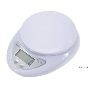 1-5000G Balance de poids électronique Cuisine Ingrédients de la cuisine Échelle Tool de mesure du poids numérique haute précision RRB11757