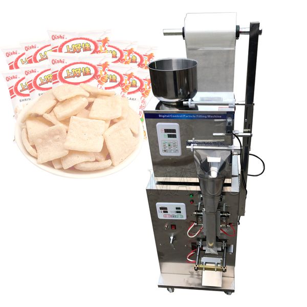 1-50g Machine de scellage quantitative automatique Machine à emballer de sachets de thé Machine de pesage automatique Remplisseur de granulés de poudre 220 V 110 V