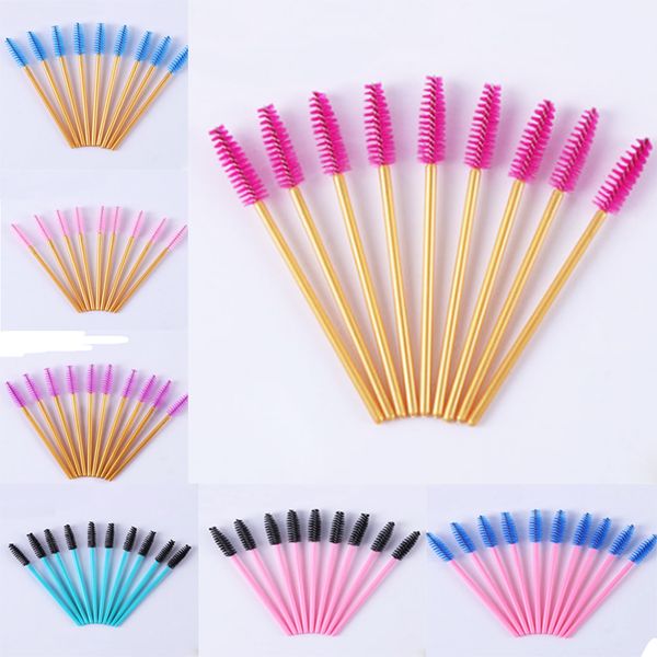 1/50 pièces baguettes de mascara jetables brosses à cils professionnel femme cils extension brosse bricolage beauté cosmétique maquillage brosse