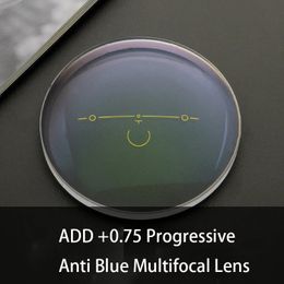 1.56 Lentes anti fatiga progresivos cómodos Add0.75 1.61 1.67 Lente contra las gafas anti azules Multifocales cerca del uso dual 240514