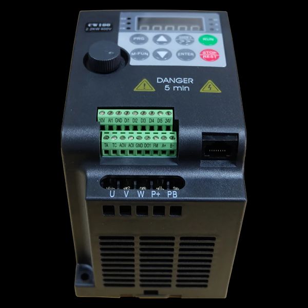 1.5kW 380V Variable Frequency Entrada de 3 fase 3 Salida de pH 2HP Variador VFD pequeño y económico para el inversor de control de velocidad del motor