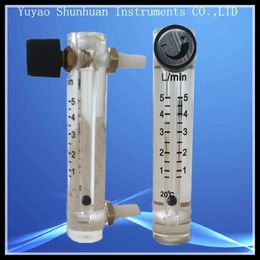 Medidor de flujo de aire de 1-5LPM 1-10LPM para indicador de flujo de oxígeno de aire de gas altura de mostrador 115mm