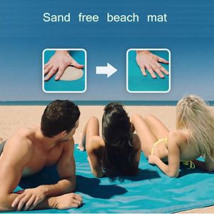 1,5 m/2.0m strandmat magie zand strand handdoeken deken draagbare anti -schanddoek handdoek handdoek handdoek zomermat grote strandtowel