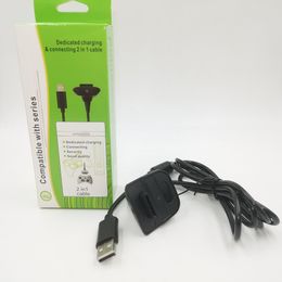 Câble de données USB de 1.5M, chargeur de jeu, câbles de chargement, ligne de cordon pour contrôleur de jeu sans fil Xbox360 XBOX 360