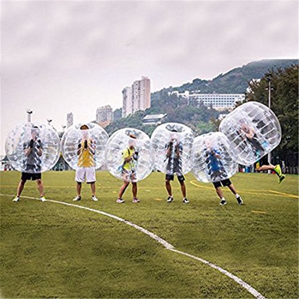 Envío Gratis 1,5 m para adultos burbuja inflable pelota de fútbol cuerpo Zorb pelota burbuja fútbol parachoques fútbol para gran oferta