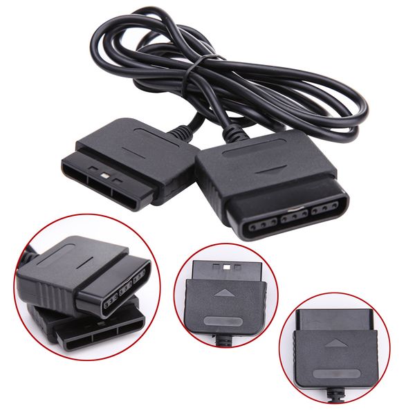 1.8m Gamepad Game Controller Cable de extensión para Playstation 2 PS1 PS2 Consola Negro DHL FEDEX EMS ENVÍO GRATIS