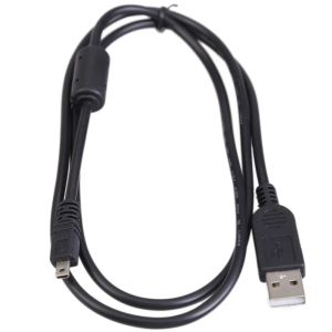 1,5 m UC-E6 Cable de alimentación USB de 8 pines Mini-B Cable cargador de transferencia de datos de cámara digital Universal para Nikon Sony