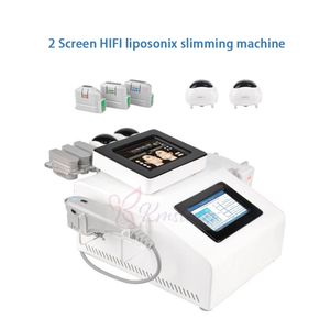 Máquina de adelgazamiento HIFU 2 en 1, estiramiento de la piel, estiramiento facial, Liposonix, reducción de grasa, equipo de belleza para salón de spa