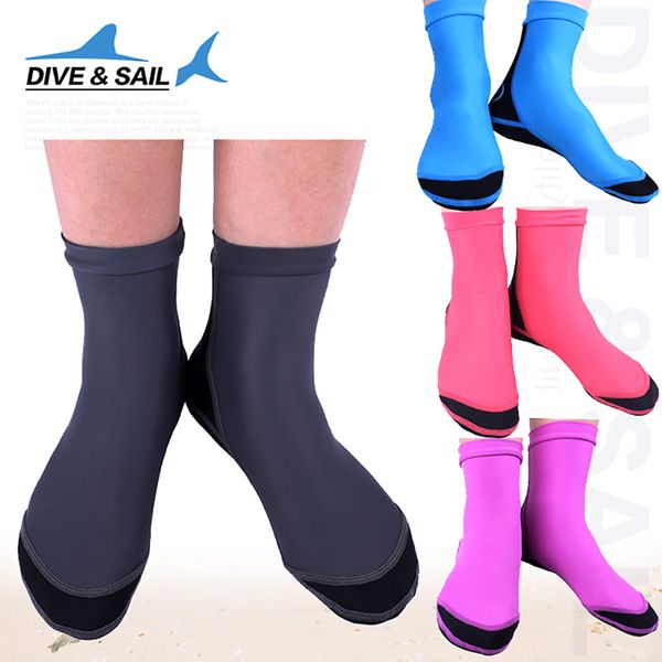 Chaussettes de plongée en néoprène 1.5MM, chaussures de natation, de surf, de Sports aquatiques, bottes de plage antidérapantes, de pêche et de plongée en apnée