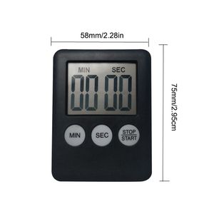 1-5 stks digitale keuken timer magnetische kook-led display luide alarm minuut tweede telling countdown countdown countup kokende eier timer