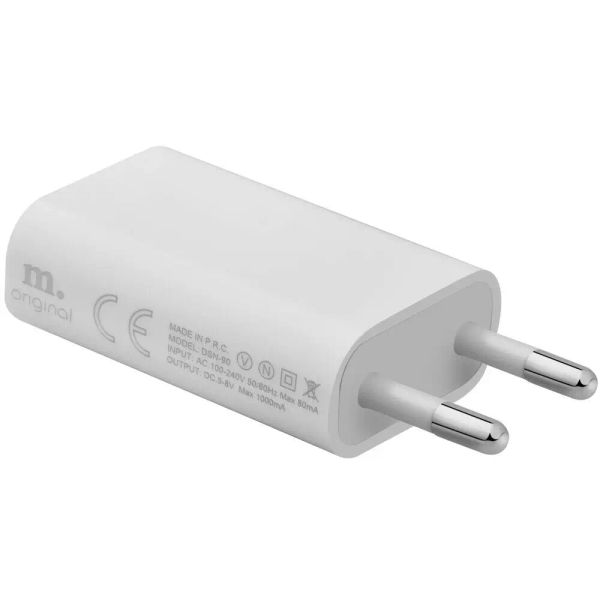 1/5pcs Plug USB Charger 5W Charge rapide 5V 1A Mur de voyage Home Téléphone Chargeur Adaptateur d'alimentation pour le téléphone mobile X / 8/7/6/5