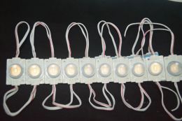 Module de lumière LED haute puissance 1.5W, avec lentille, Module de lumière latérale, DC12V, pour boîte à lumière de signe, lettres de canal LED 12 LL