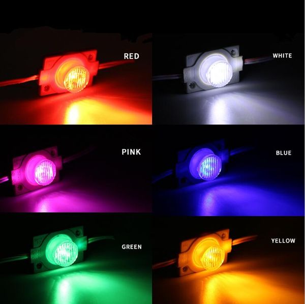 12V LED Module d'injection COB Modules simples Source de lumière latérale 1.5W Signe de publicité imperméable