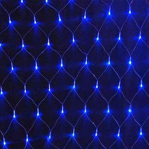 1.5x1.5m 96LEDS 8 modes EU Plug 220V Net LED String Light Festival Décoration de Noël Nouvel An Cérémonie de mariage étanche Y200903