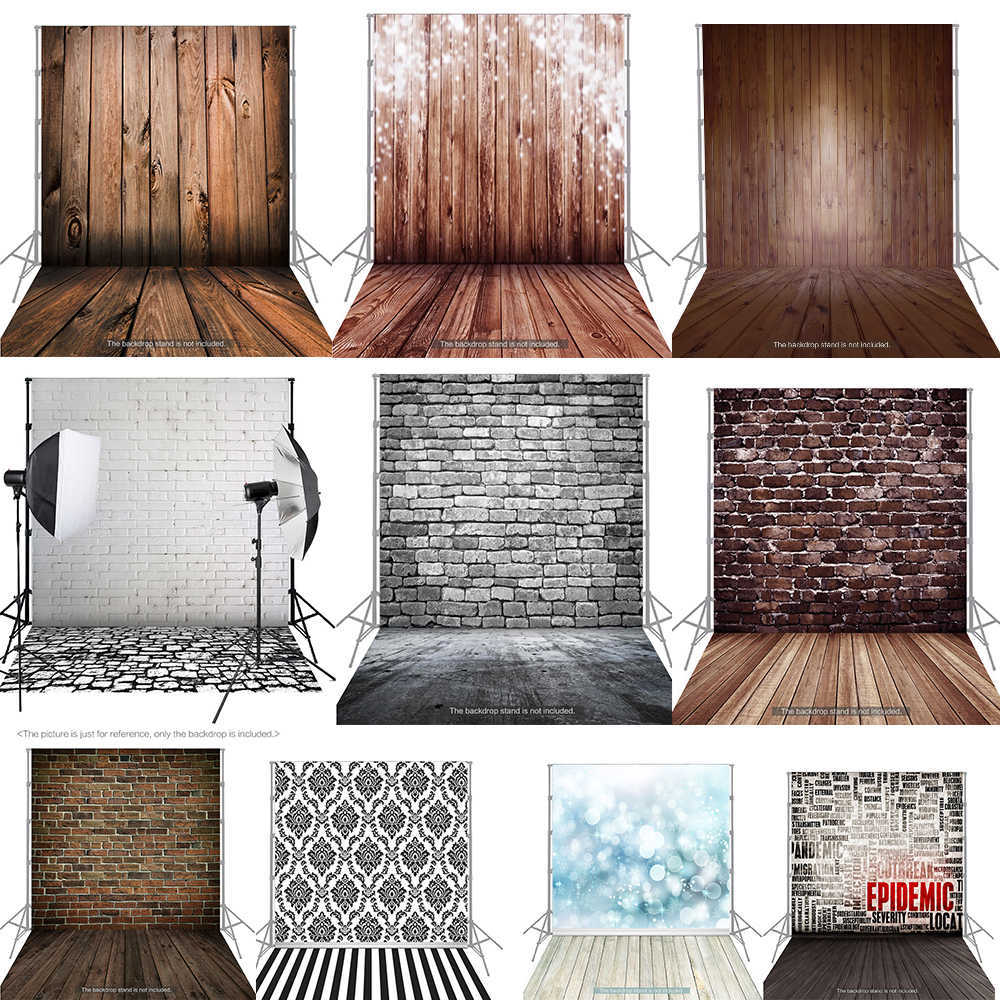 Fondo de estudio de fotografía de 1,5x2 m tela de pantalla de fondo suelo de madera clásico para iluminación de fotografía de estudio de cámara