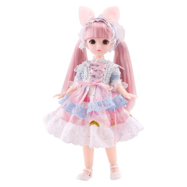 1/6 bjd poupées pour filles poupée articulée 30 cm avec des vêtements blonds yeux bruns jouets articulés pour Chi 220822