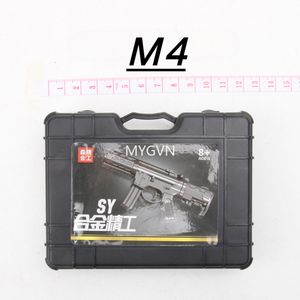 1: 6 Mini Toy Model élaboré MP7 95 G36 M4 Dejerin Yellow River Alloy Metal Fake Gun Collection Cadeaux d'anniversaire