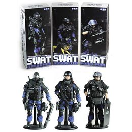 Fuerzas especiales a escala 1/6 Figura 12 30 cm SWAT Equipo SWAT Soldado Figuras de acción MOVIA Juguetes PVC para niños con caja 240326