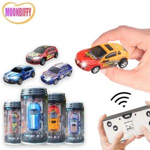 1 64 Remote Control Mini RC Car Battered Racing Pvc Cans Pack Machine Driftbuggy Bluetooth Radio Controlled Toy Kid 240428