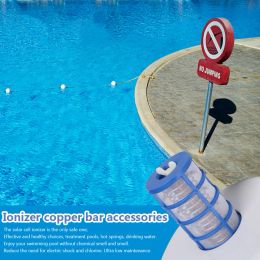 1-6set zonne koper anode water zuiveraar mand scherm reinigingsaccessoires vervanging zwembad purifier vul koperen zwembad