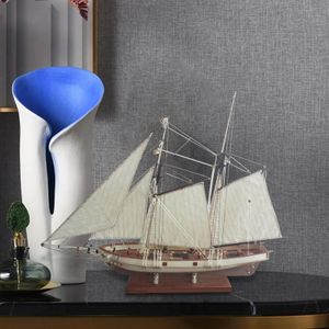 1/70 Nautische Zeilboot Model Kits Vessel Vintage Houten Modelbouw Kits DIY 3D Puzzel voor Collectibles 240118